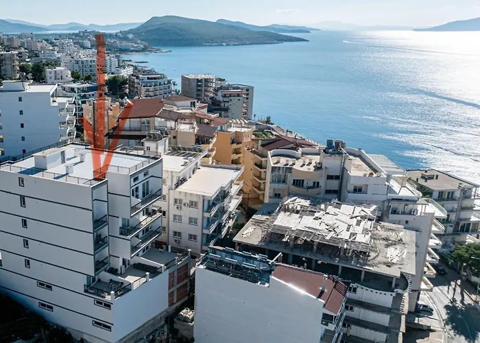 公寓 First-one Riesen Terrasse Mit Meerblick 6 Personen 2u1 Sarandë