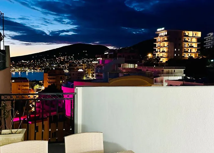 公寓 First-one Riesen Terrasse Mit Meerblick 6 Personen 2u1 Sarandë